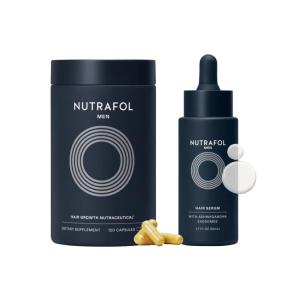 imageNutrafol Mens Hair Growth Supplement and Hair Serum Clinically Tested for Visible Thickness and Strength  1 Month Supply 17 Fl Oz Bottle