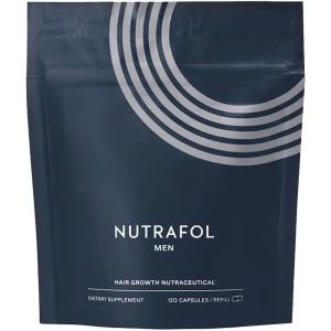 imageNutrafol Mens Hair Growth Supplements Clinically Tested for Visibly Thicker Hair and Scalp Coverage Dermatologist Recommended  1 Month Supply 1 Refill Pouch