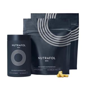 imageNutrafol Mens Hair Growth Supplements Clinically Tested for Visibly Thicker Hair and Scalp Coverage Dermatologist Recommended  3 Month Supply Pack of 3