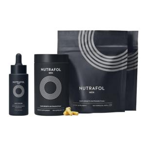 imageNutrafol Mens Hair Supplement and Hair Serum for Visible Thickness and Strength  3 Month Supply 17 Fl Oz Bottle