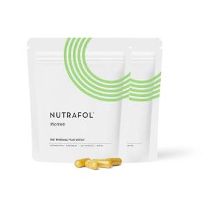 imageNutrafol Womens Hair Growth Supplements Ages 1844 Clinically Proven for Visibly Thicker and Stronger Hair in 36 Months Dermatologist Recommended  2 Month Supply 2 Refill Pouches