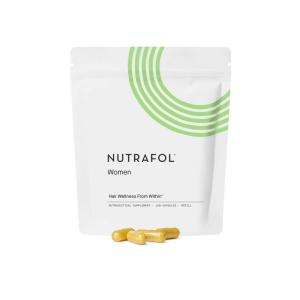 imageNutrafol Womens Hair Growth Supplements for Women Ages 1844 Clinically Proven Hair Supplement for Visibly Thicker and Stronger Hair Dermatologist Recommended  1 Month Supply 1 Refill Pouch