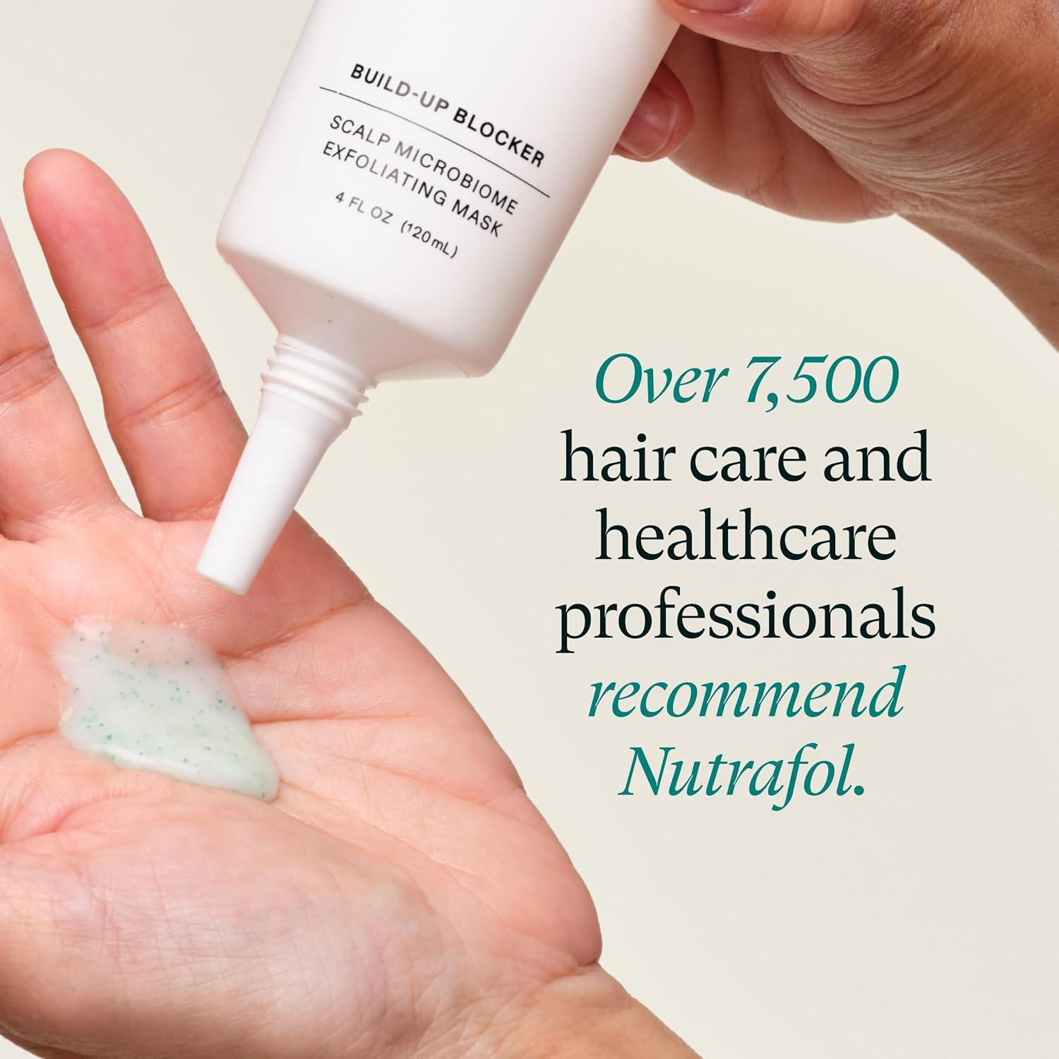 imageNutrafol Exfoliating Scalp Mask Eliminates Product Buildup and Oil for Healthier Hair and Scalp Physicianformulated for Thinning Hair Color and Extension Safe  4 Fl Oz Bottle