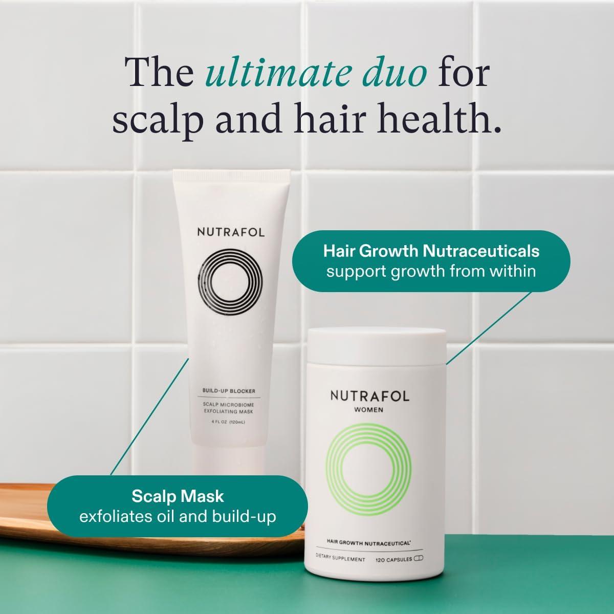 imageNutrafol Exfoliating Scalp Mask Eliminates Product Buildup and Oil for Healthier Hair and Scalp Physicianformulated for Thinning Hair Color and Extension Safe  4 Fl Oz Bottle